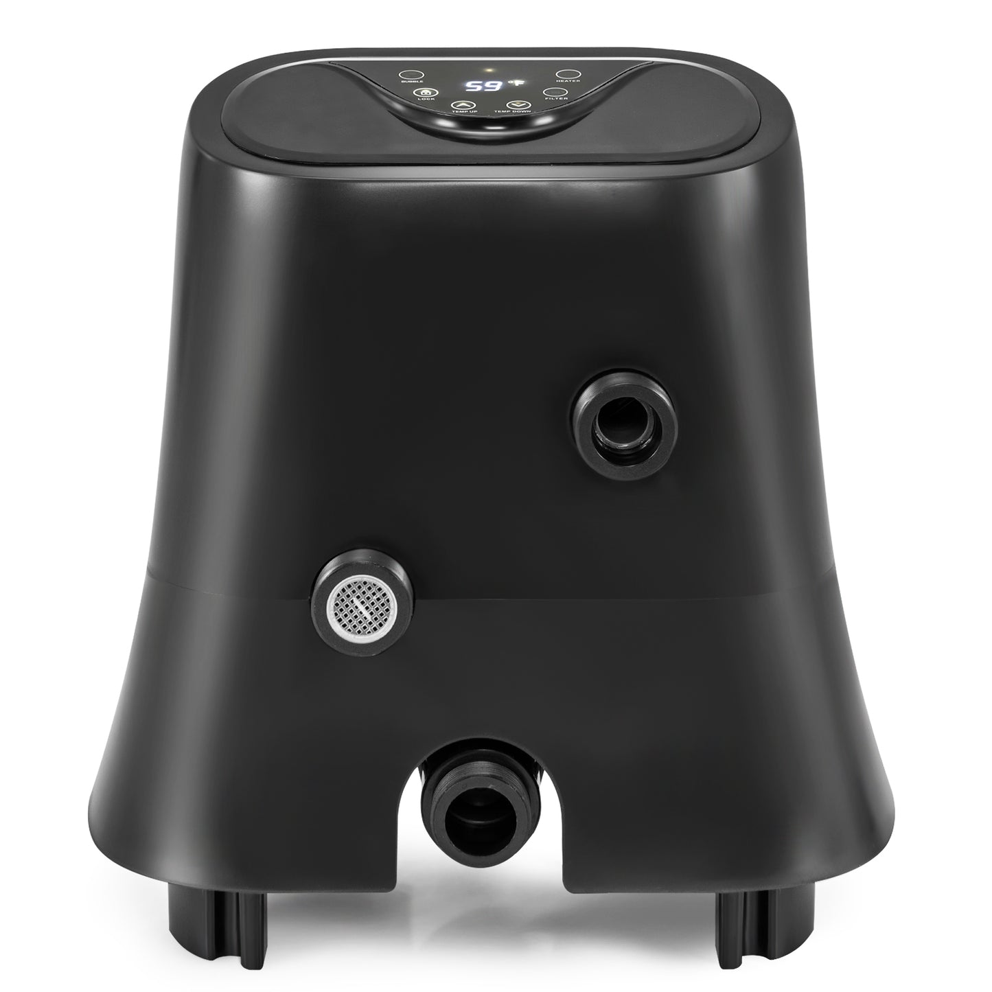 1350W Electric Heater Pump, Touch Panel, LED Display, Black Swimming Pools Black at Gallery Canada
