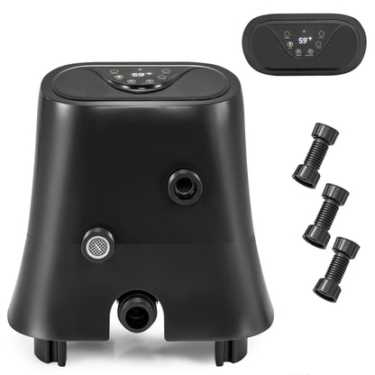1350W Electric Heater Pump, Touch Panel, LED Display, Black Swimming Pools at Gallery Canada
