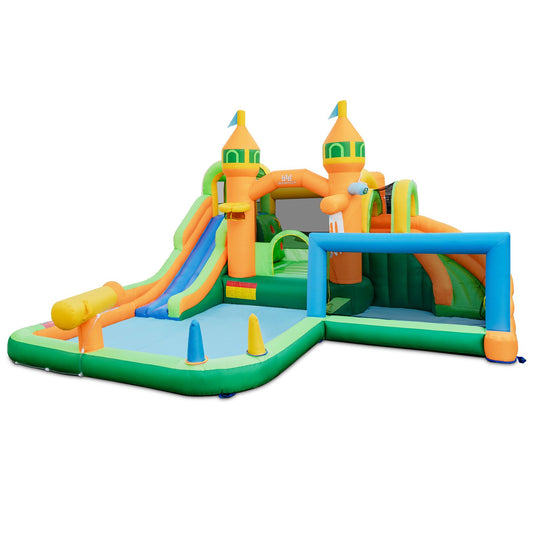 Kids Inflatable Water Slide for Yard Lawn (Without Blower), Multicolor