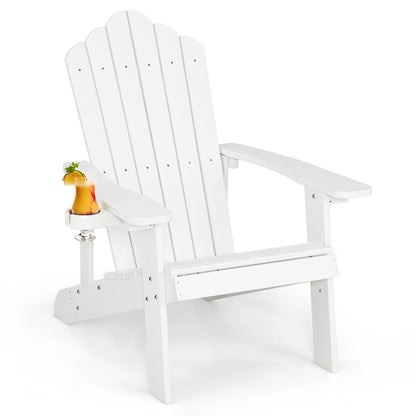 Weather Resistant HIPS Outdoor Adirondack Chair, White Adirondack Chairs at Gallery Canada
