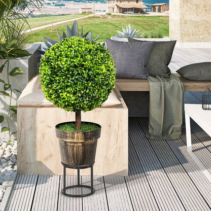 Artificial Ball Tree set of 2 with Natural Look and Water Resistance Faux Plants at Gallery Canada