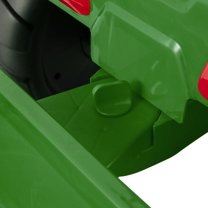 12V Kids Ride On Tractor with Trailer and Remote Control, Dark Green Powered Ride On Toys at Gallery Canada