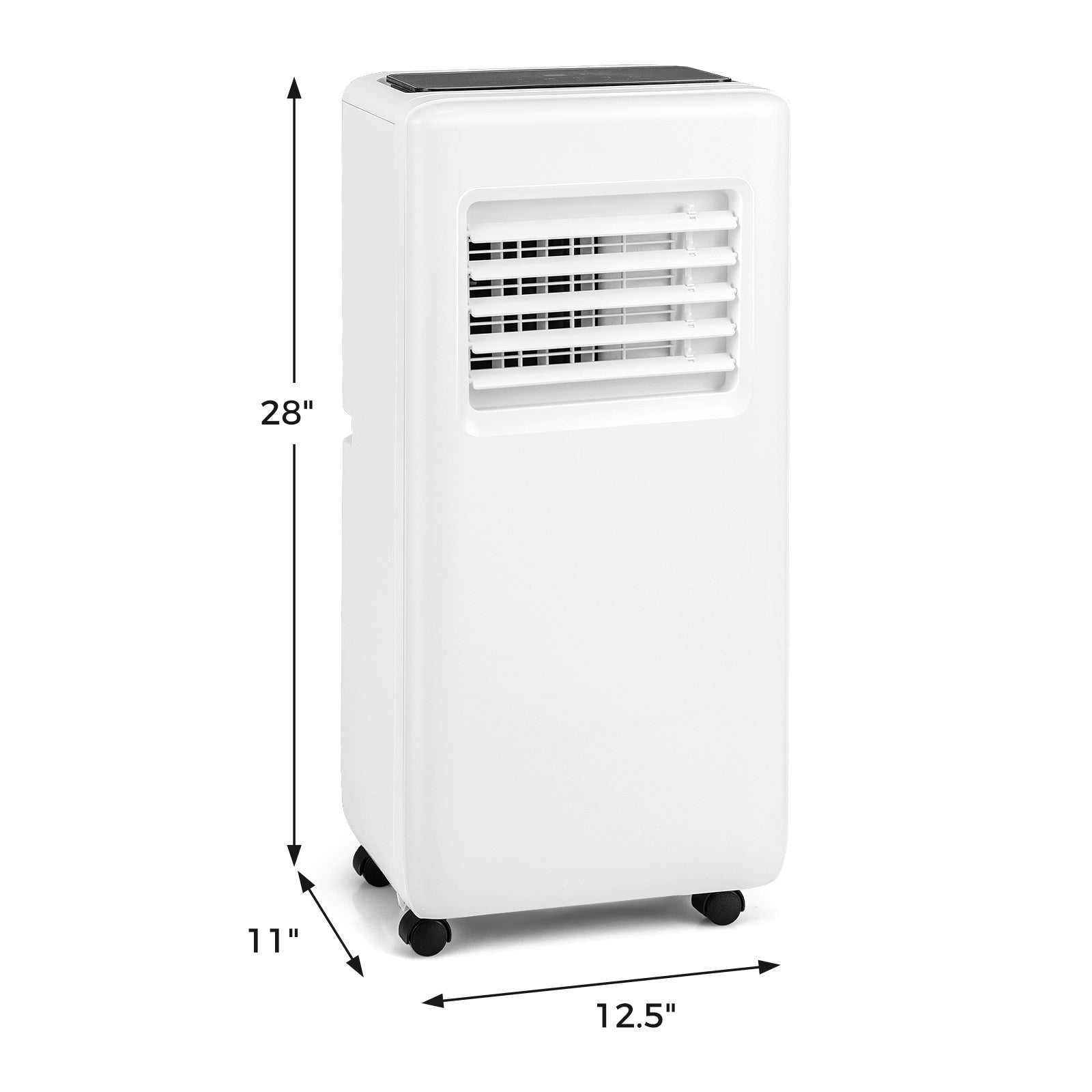 3-in-1 8000 BTU Portable Air Conditioner with Remote Control, White Portable Air Conditioners at Gallery Canada