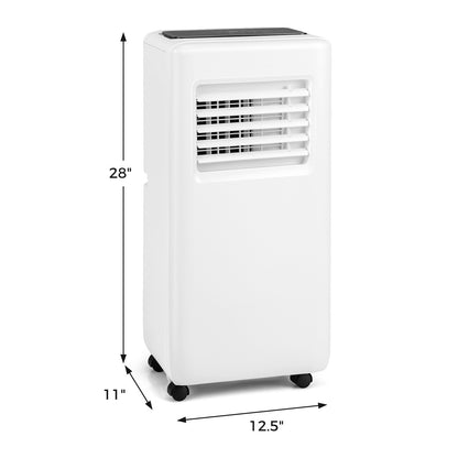 3-in-1 8000 BTU Portable Air Conditioner with Remote Control, White Portable Air Conditioners at Gallery Canada