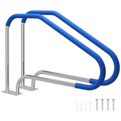 48x34 In. Swimming Pool Handrail, 316 Stainless Steel