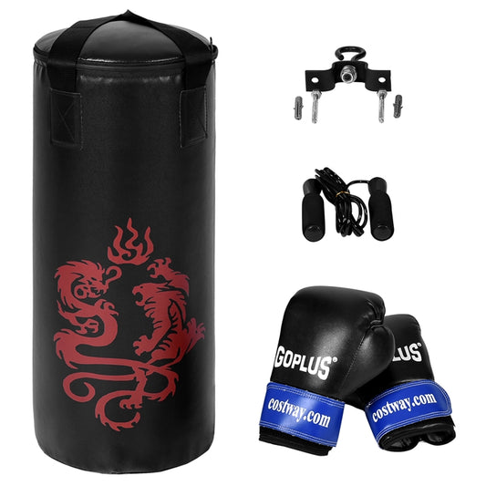 2 Feet Kids Gloves Skipping Rope Boxing Set, Black Boxing & Martial Arts Black at Gallery Canada