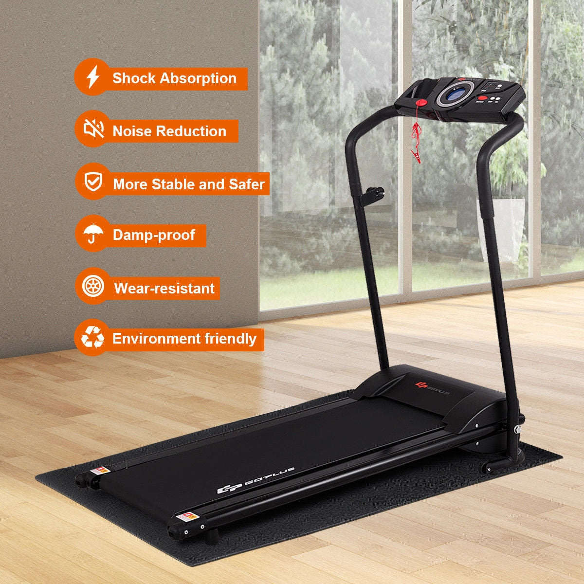 47/59/78 Inch Long Thicken Equipment Mat for Home and Gym Use-59 x 26 x 0.2 inches Treadmills at Gallery Canada