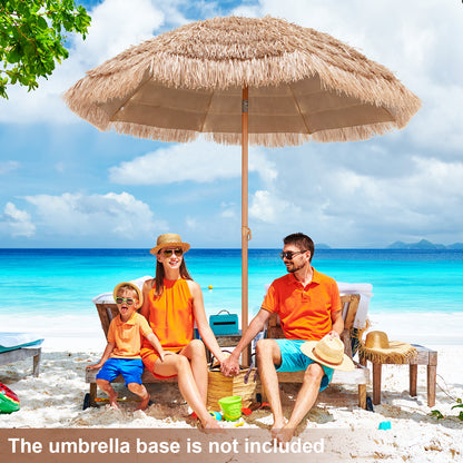 7.2 Feet Patio Thatched Tiki Umbrella Hawaiian Hula Beach Umbrella Outdoor Umbrellas at Gallery Canada