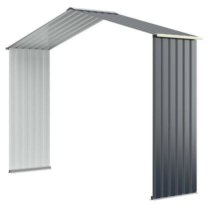 Outdoor Storage Shed Extension Kit for 9.1 Feet Shed, Gray Sheds & Outdoor Storage Gray at Gallery Canada