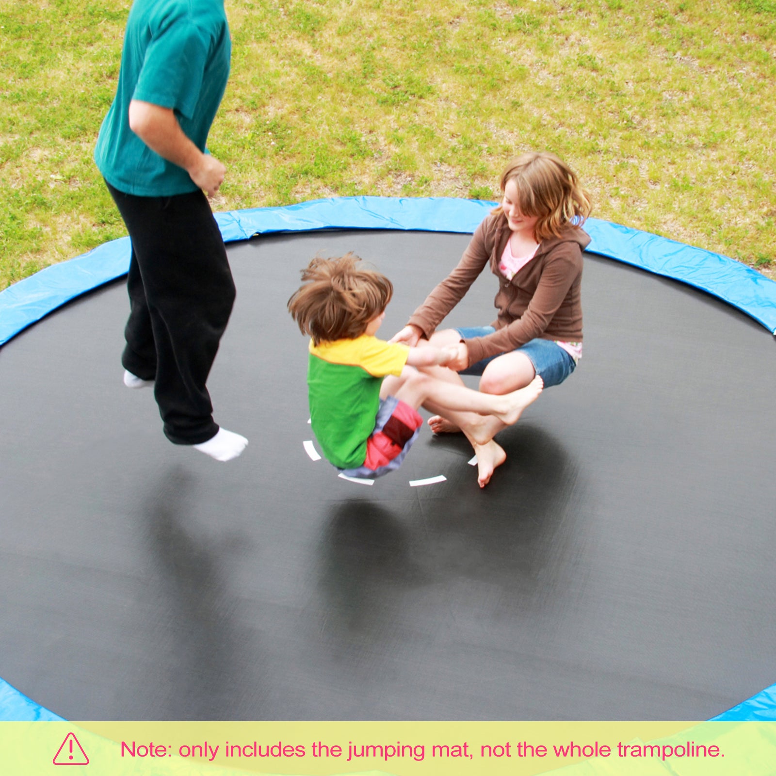 High-Elastic PP Replacement Jumping Mat-10 ft, Black Trampoline Accessories at Gallery Canada