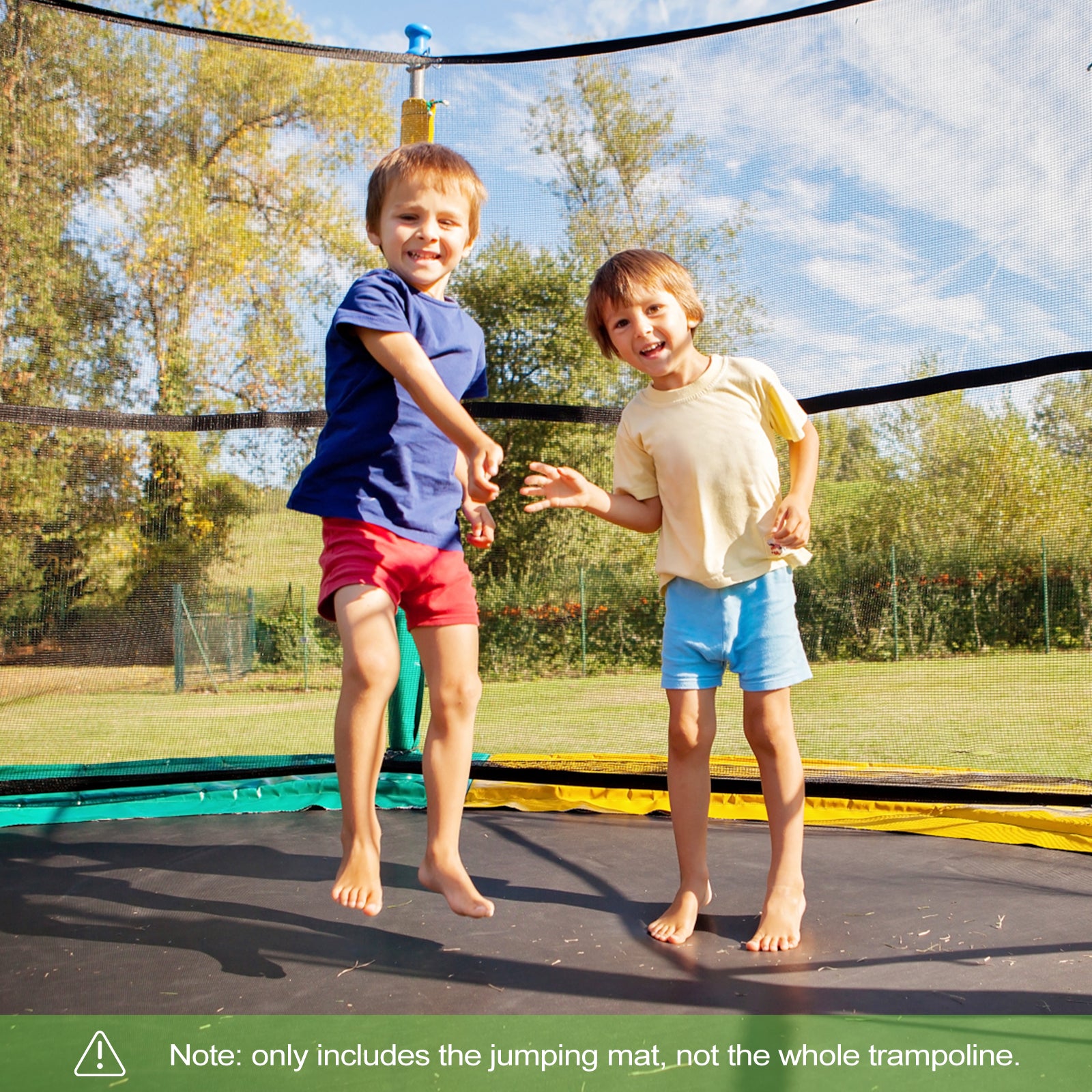 High-Elastic PP Replacement Jumping Mat, 12 ft, Black Trampoline Accessories at Gallery Canada