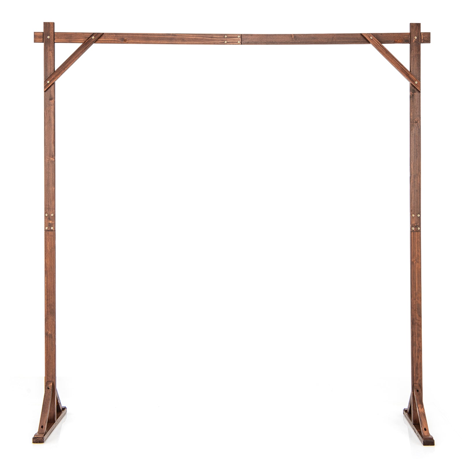 Wooden Wedding Arch Solid Wood Arbor Backdrop Stand for Wedding Ceremony-Square Outdoor Decor at Gallery Canada