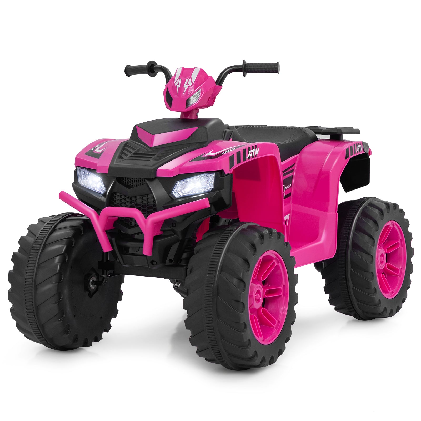 24V Kids Ride-On Electric ATV with Wireless Connection for Toddlers 3-8 Years Old, Pink Powered Ride On Toys at Gallery Canada
