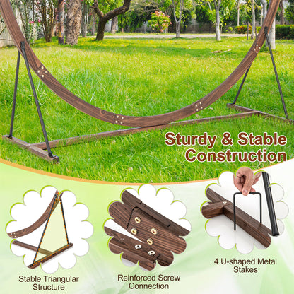 Wooden Wedding Arch Solid Wood Arbor Backdrop Stand for Wedding Ceremony-Round, Brown Outdoor Decor at Gallery Canada