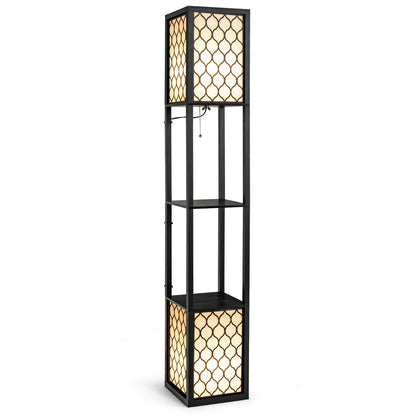 Modern Freestanding Floor Lamp, Double Pull Chain, Foot Switch, Black Table & Floor Lamps Black at Gallery Canada