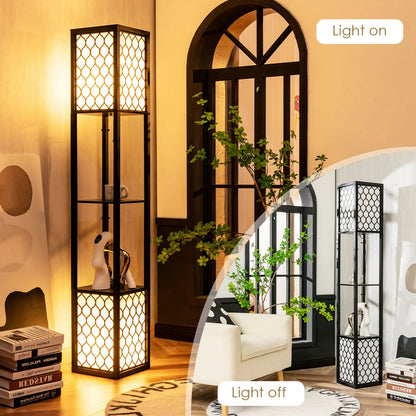 Modern Freestanding Floor Lamp, Double Pull Chain, Foot Switch, Black Table & Floor Lamps at Gallery Canada