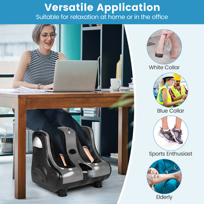 Foot and Calf Massager Shiatsu Foot Massager Machine with Tilt Base, Gray Foot Massager at Gallery Canada