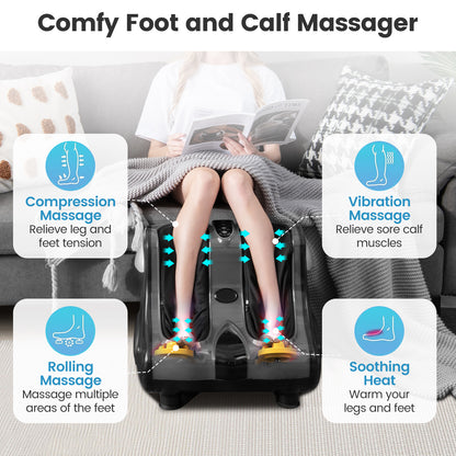Foot and Calf Massager Shiatsu Foot Massager Machine with Tilt Base, Gray Foot Massager at Gallery Canada