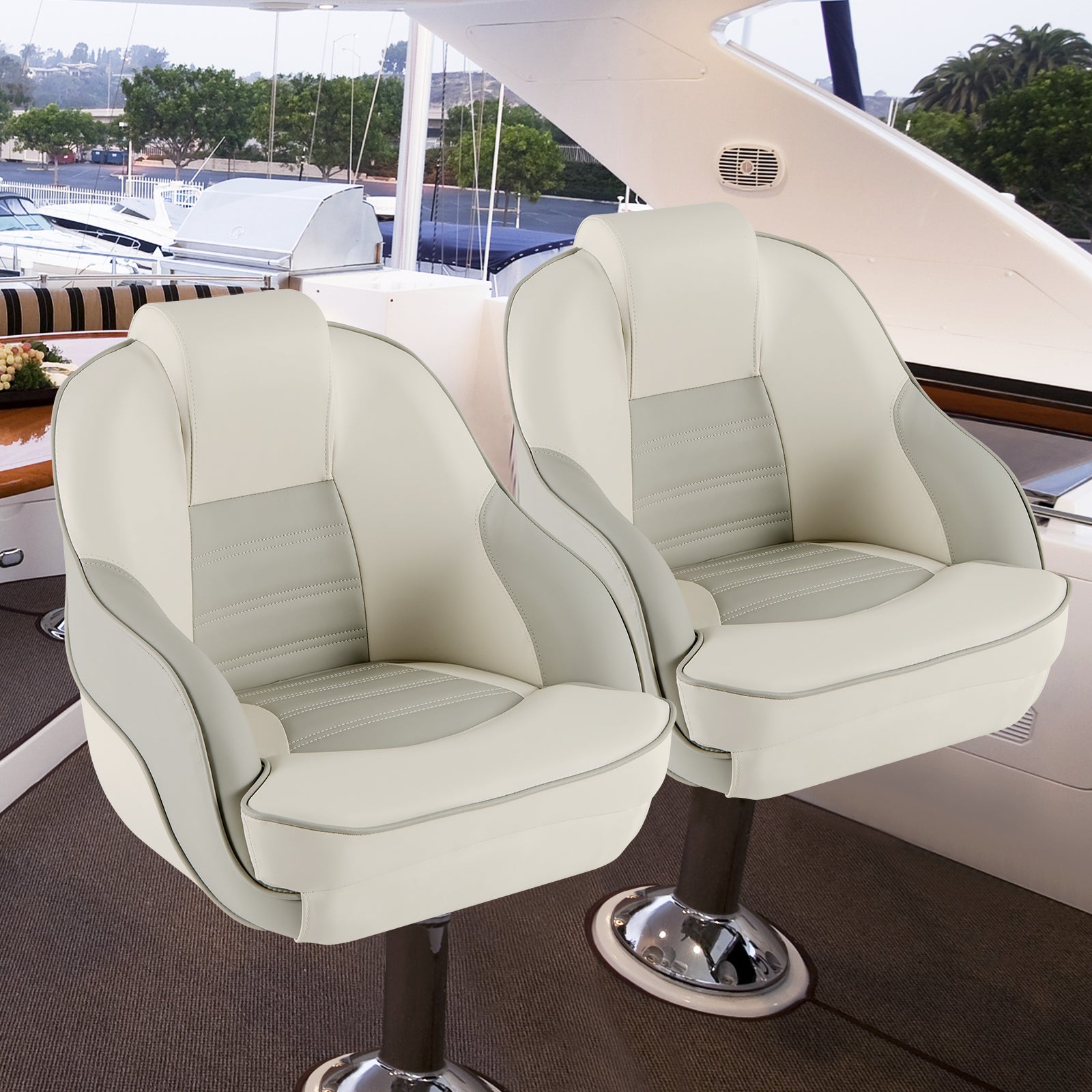 Captain Bucket Seat with Waterproof PVC Leather for Boat Sightseeing, White Water Sports at Gallery Canada