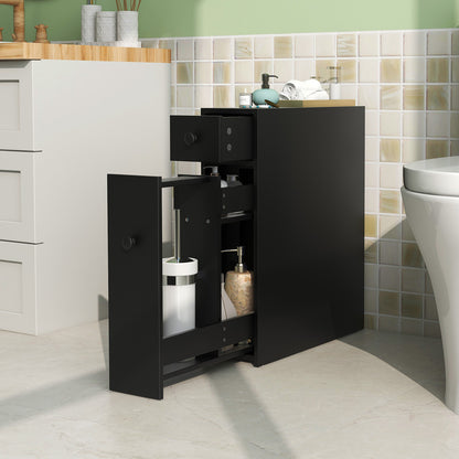 Bathroom Cabinet, Space Saver Storage Organizer, Black Floor Cabinets at Gallery Canada