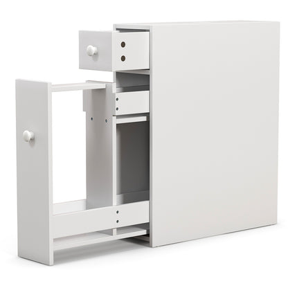 White Bathroom Cabinet Space Saver Storage Organizer, White Floor Cabinets at Gallery Canada