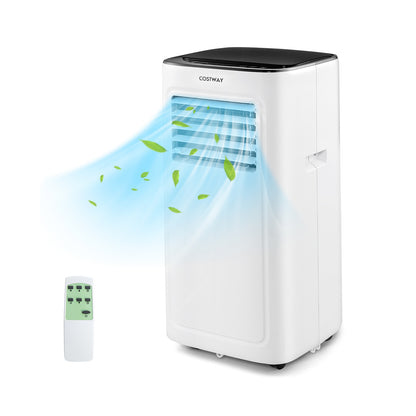 3-in-1 9000 BTU Air Conditioner with Dehumidifier and 24H Timer, White Portable Air Conditioners White at Gallery Canada
