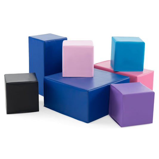 7-Piece Big Foam Building Blocks for Toddlers and Kids, Multicolor Climbers & Slides Multicolor at Gallery Canada