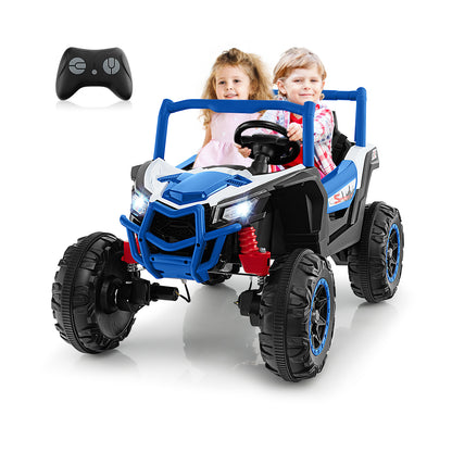 2-Seater Kids Ride on UTV with 2.4G Remote Control for over 3 Years Old Children, Navy Powered Ride On Toys at Gallery Canada