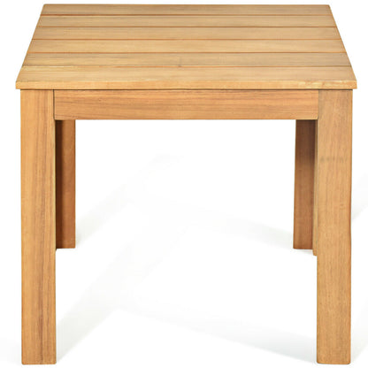 Wooden Square Patio Coffee Table, Natural Patio Coffee Tables at Gallery Canada