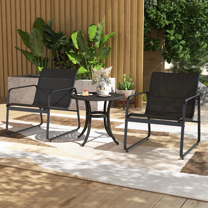 24 Inch Patio Side Table with Adjustable Footpads for Poolside Backyard Balcony, Rustic Brown Patio Coffee Tables at Gallery Canada