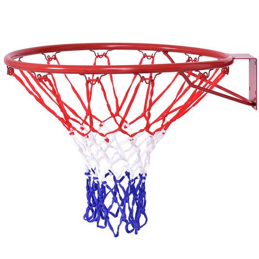 18 Inch Wall Mounted Basketball Hoop, Red Sport Equipments Red at Gallery Canada
