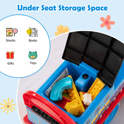 6V Electric Kids Ride On Car Toy Train with 16 Pieces Tracks, Navy Powered Ride On Toys at Gallery Canada