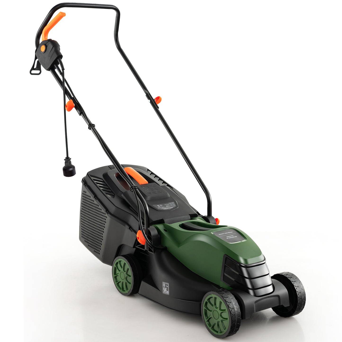 12-Amp 13.5 Inch Adjustable Electric Corded Lawn Mower, Green Lawn Care Tools Green at Gallery Canada