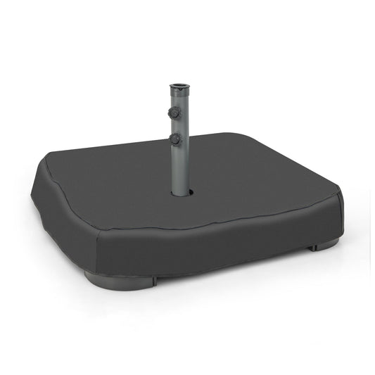 Fillable Umbrella Base With Sandbags And Cover, Black Outdoor Umbrella Bases Black at Gallery Canada