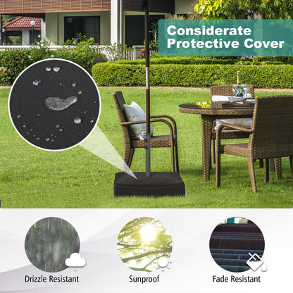 Fillable Umbrella Base With Sandbags And Cover, Black Outdoor Umbrella Bases at Gallery Canada