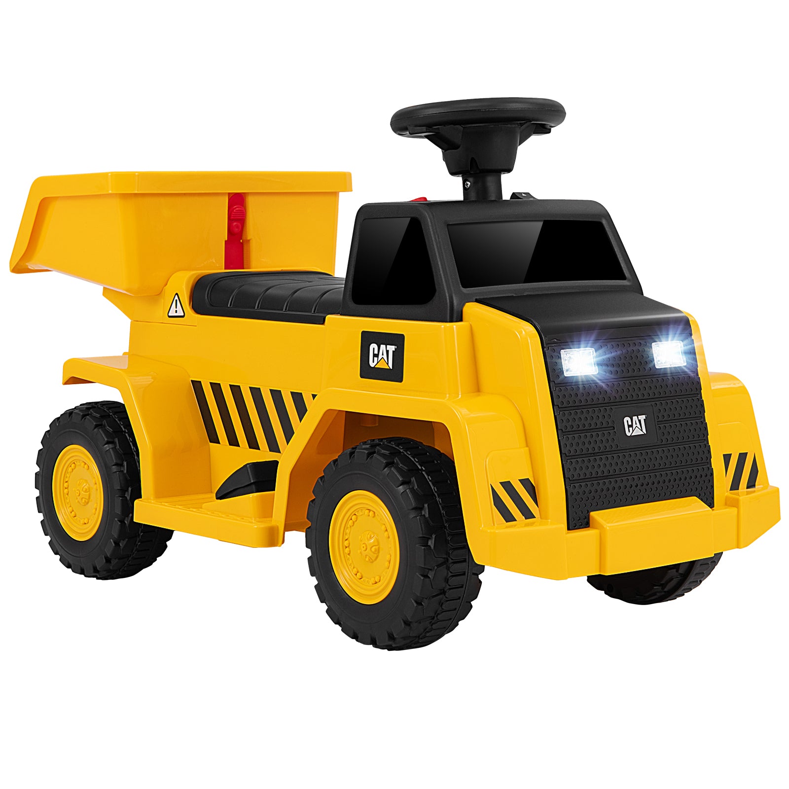 6V Electric Caterpillar Construction Vehicle, Yellow Powered Ride On Toys Yellow at Gallery Canada