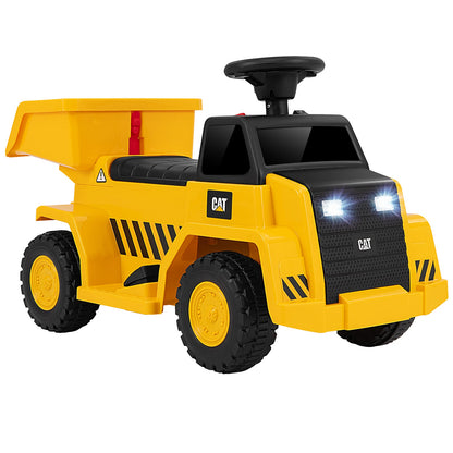 6V Electric Caterpillar Construction Vehicle, Yellow Powered Ride On Toys Yellow at Gallery Canada
