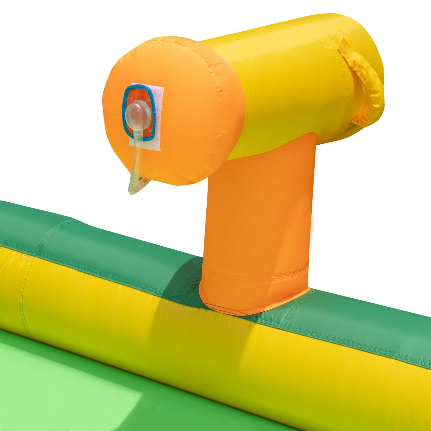 Kids Inflatable Water Slide with 2 Long Slides and 2 Soccer Gates Without Blower, Multicolor Bounce House at Gallery Canada