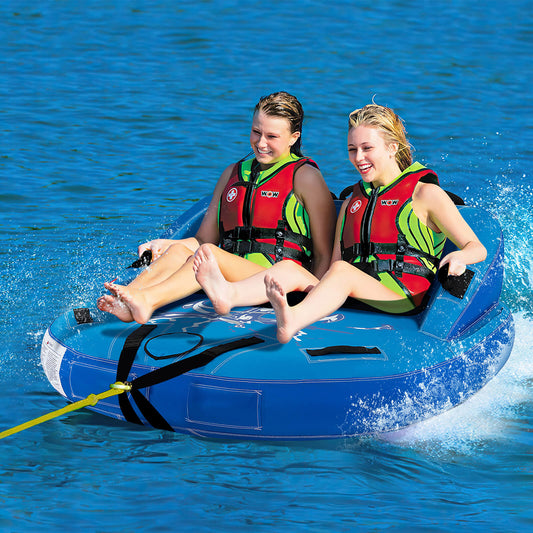 2 Person Inflatable Towable Tube, Blue Water Sports Blue at Gallery Canada