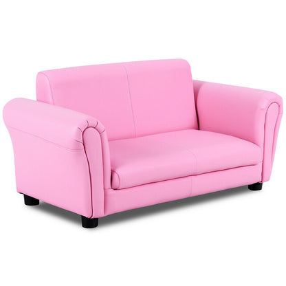 Soft Kids Double Sofa with Ottoman, Pink Kids Chairs & Seating at Gallery Canada