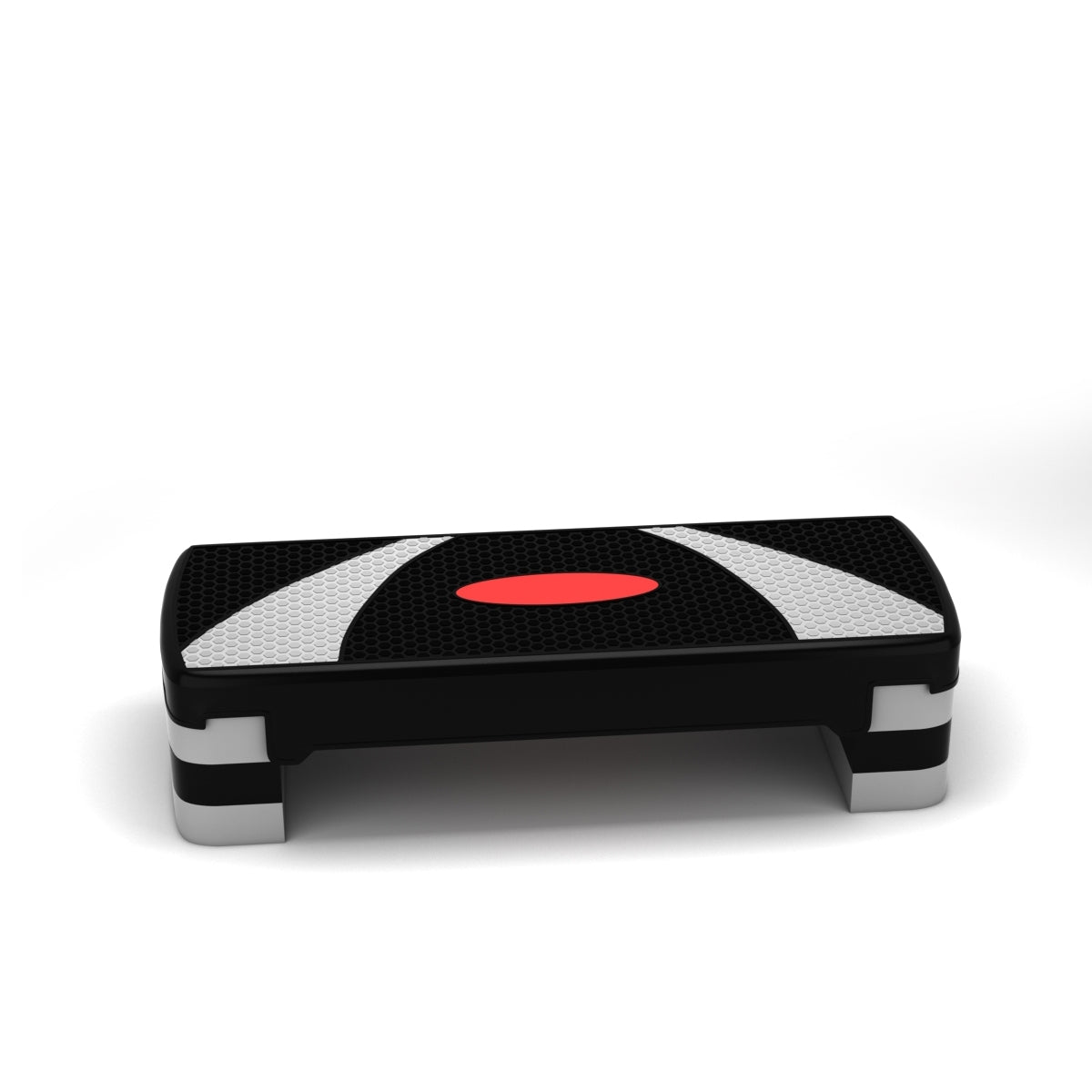 32 Inch Adjustable Fitness Aerobic Step with Riser, Gray Sport Equipments at Gallery Canada