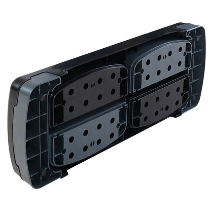 32 Inch Adjustable Fitness Aerobic Step with Riser, Gray Sport Equipments at Gallery Canada
