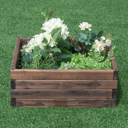 Square Raised Garden Bed Flower Vegetables Seeds Planter Raised Garden Beds at Gallery Canada