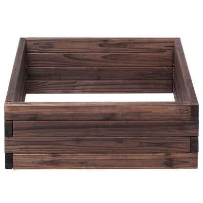 Square Raised Garden Bed Flower Vegetables Seeds Planter Raised Garden Beds at Gallery Canada