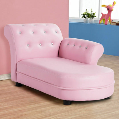 Armrest Relax Chaise Lounge Kids Sofa, Pink Kids Chairs & Seating at Gallery Canada