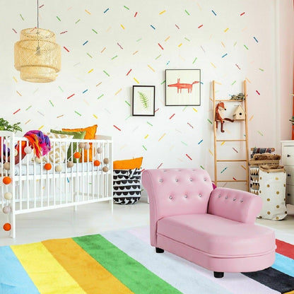 Armrest Relax Chaise Lounge Kids Sofa, Pink Kids Chairs & Seating at Gallery Canada