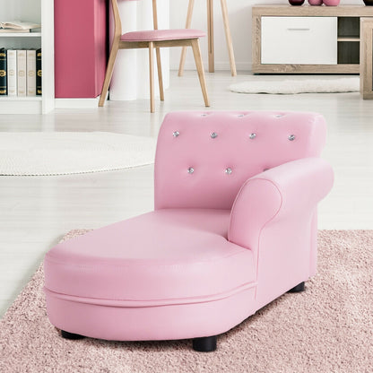Armrest Relax Chaise Lounge Kids Sofa, Pink Kids Chairs & Seating at Gallery Canada