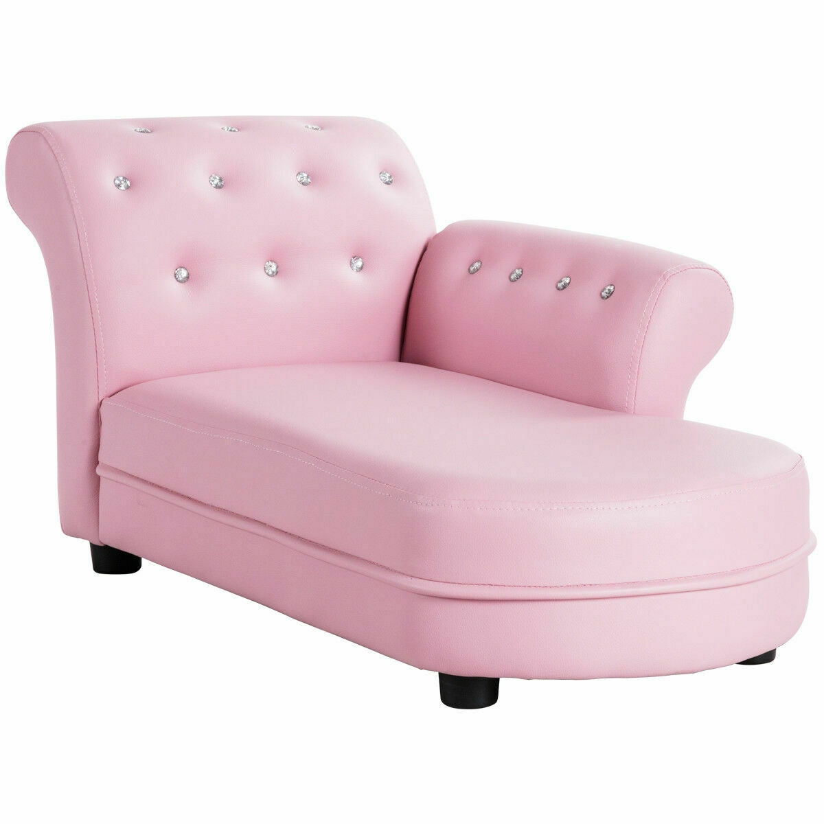 Armrest Relax Chaise Lounge Kids Sofa, Pink Kids Chairs & Seating at Gallery Canada