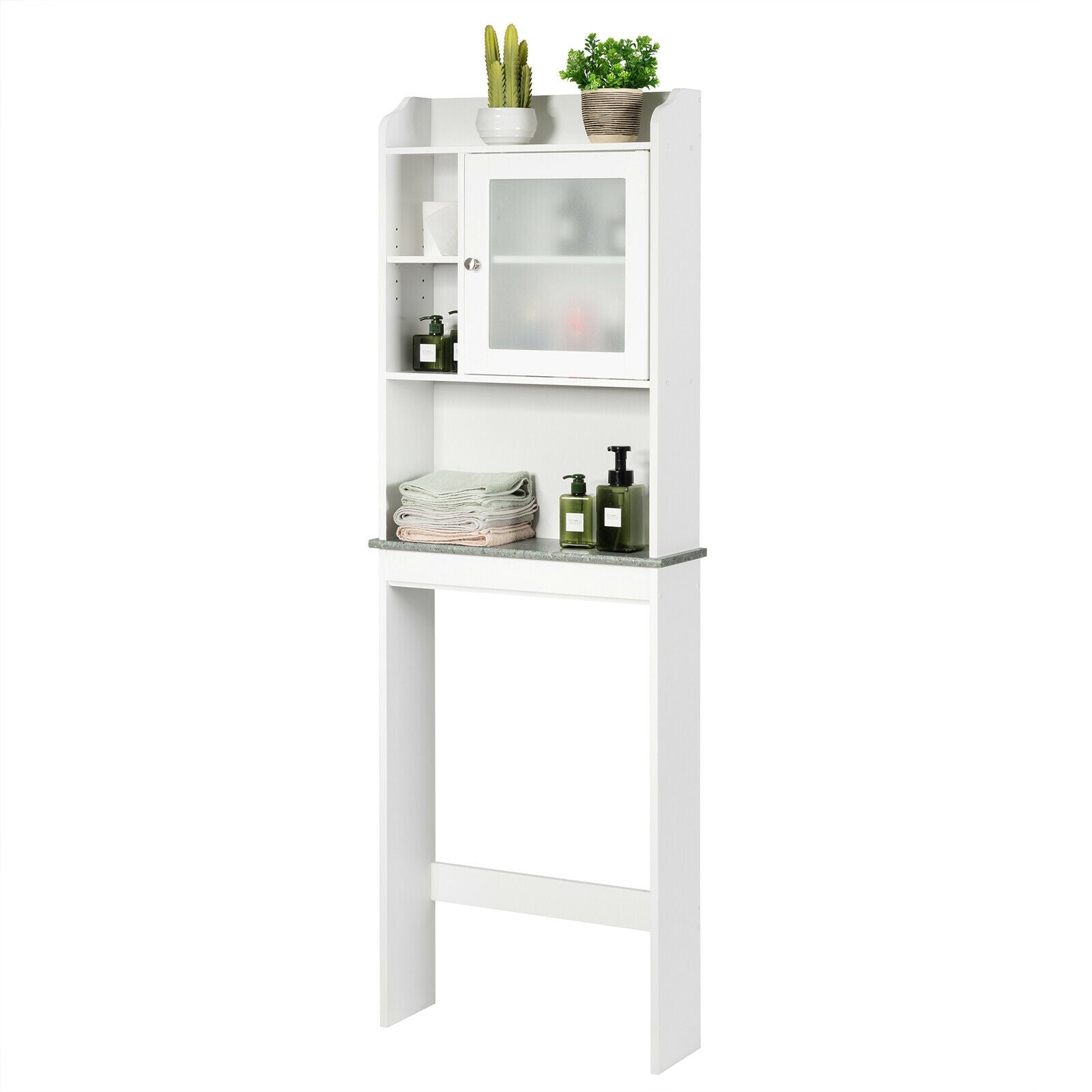 Space Saver White Over-the-Toilet Cabinet Bathroom Etagere at Gallery Canada