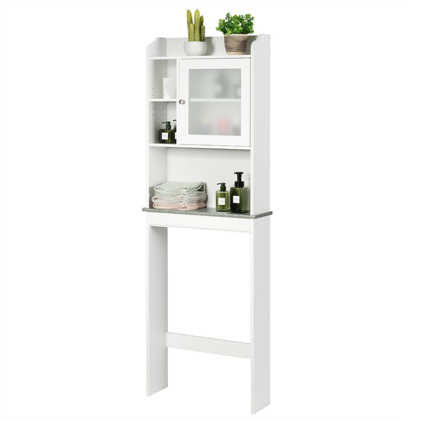 Space Saver White Over-the-Toilet Cabinet Bathroom Etagere at Gallery Canada